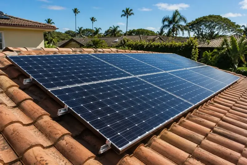 Installation de panneaux solaires à Sourcieux-les-Mines